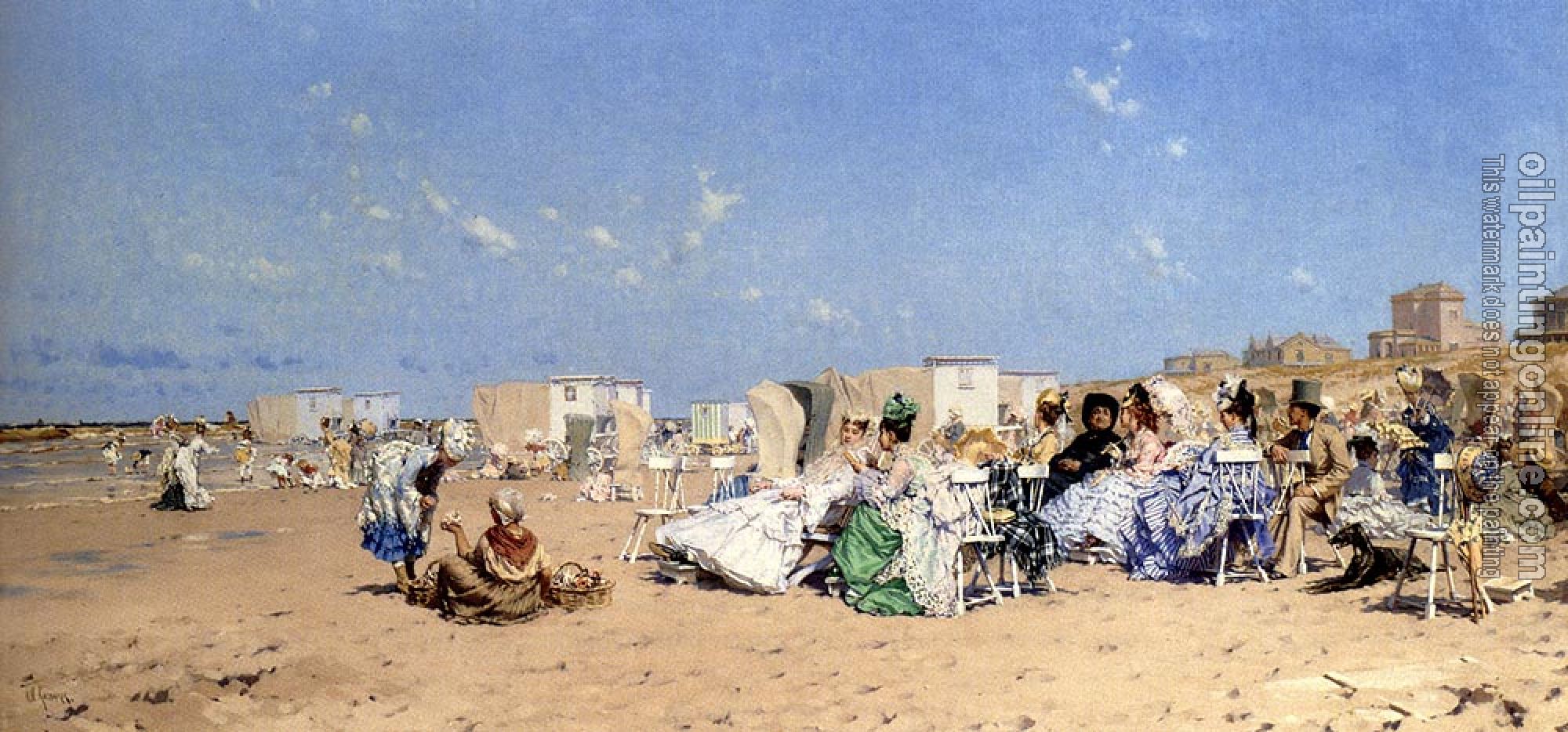 Frederick Hendrik Kaemmerer - Beach At Scheveningen Holland